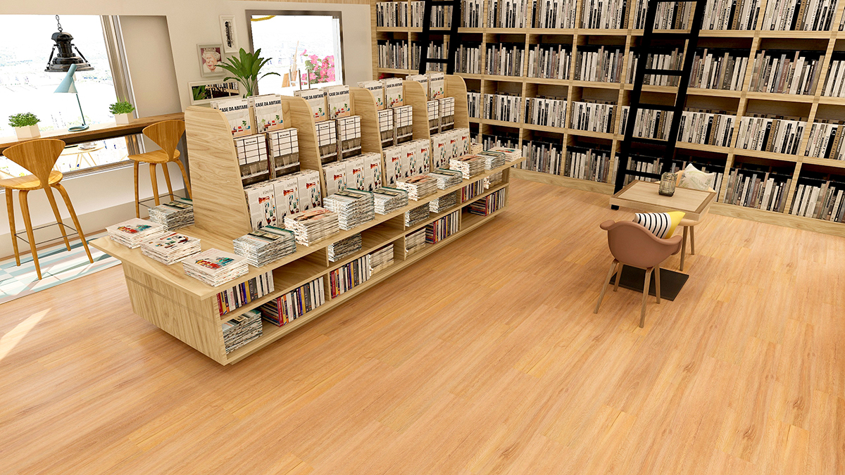 SPC Flooring For Library