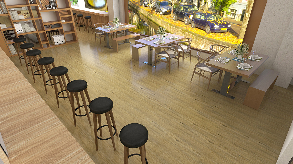 SPC Flooring For Restaurant