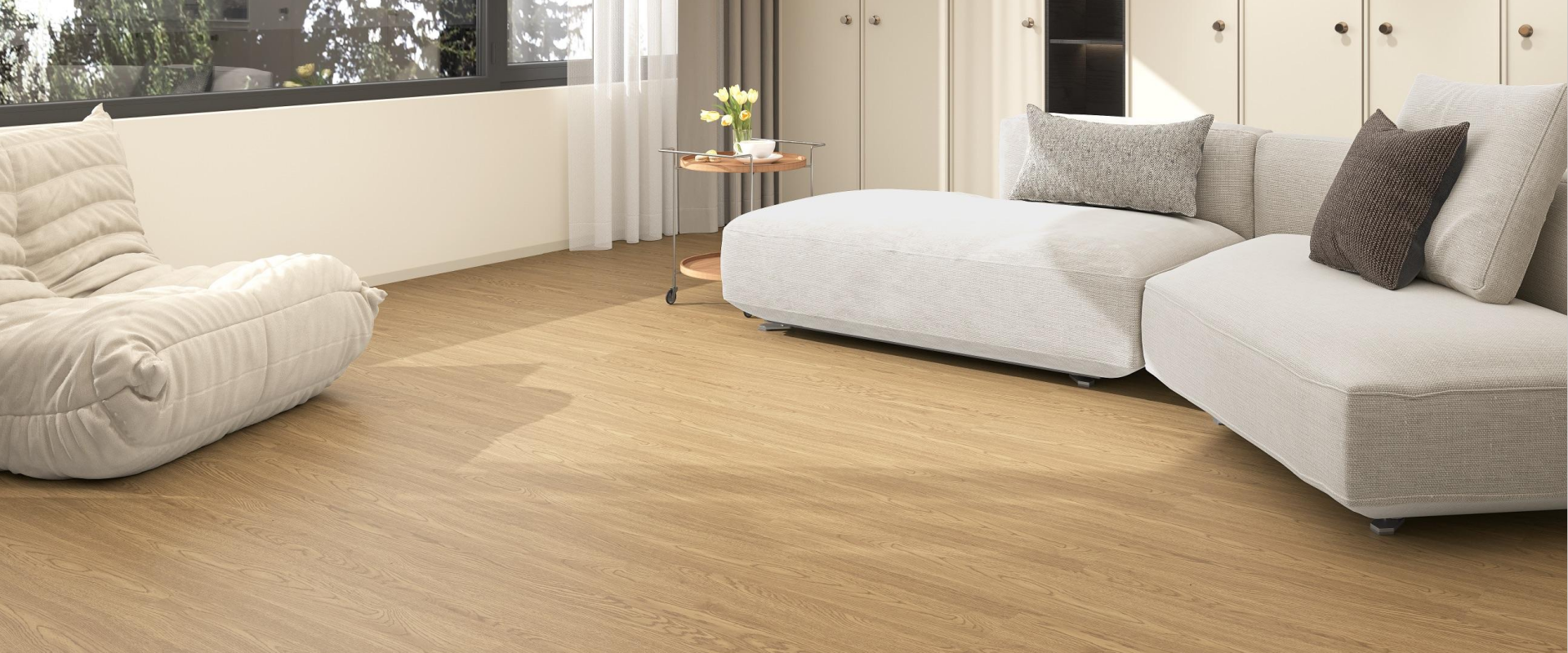 EASY MAINTANCE LUXURY VINYL TILE FLOOR